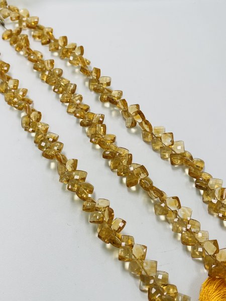 Citrine Cushion Faceted