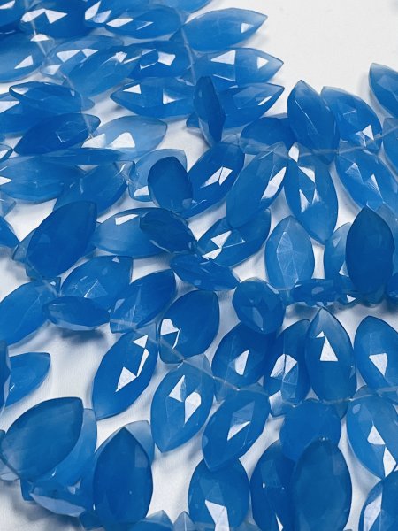 Blue Chalcedony Marquise Faceted