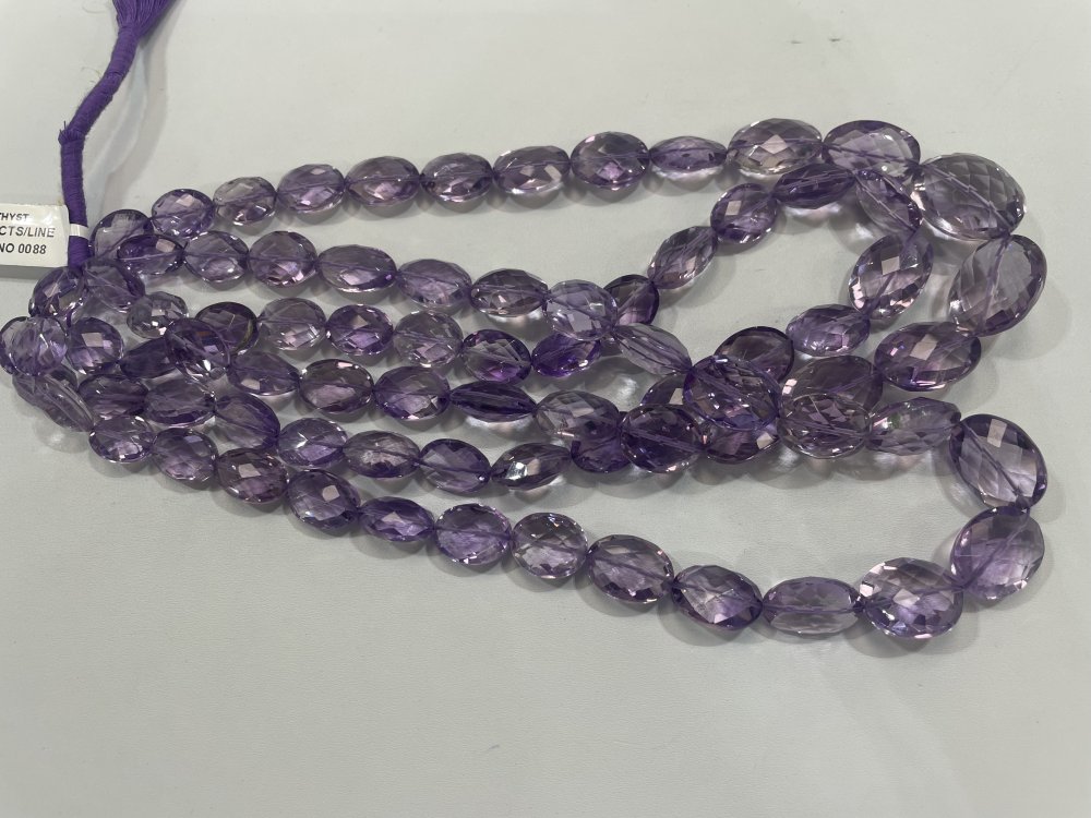 Purple Amethyst nuggets Faceted