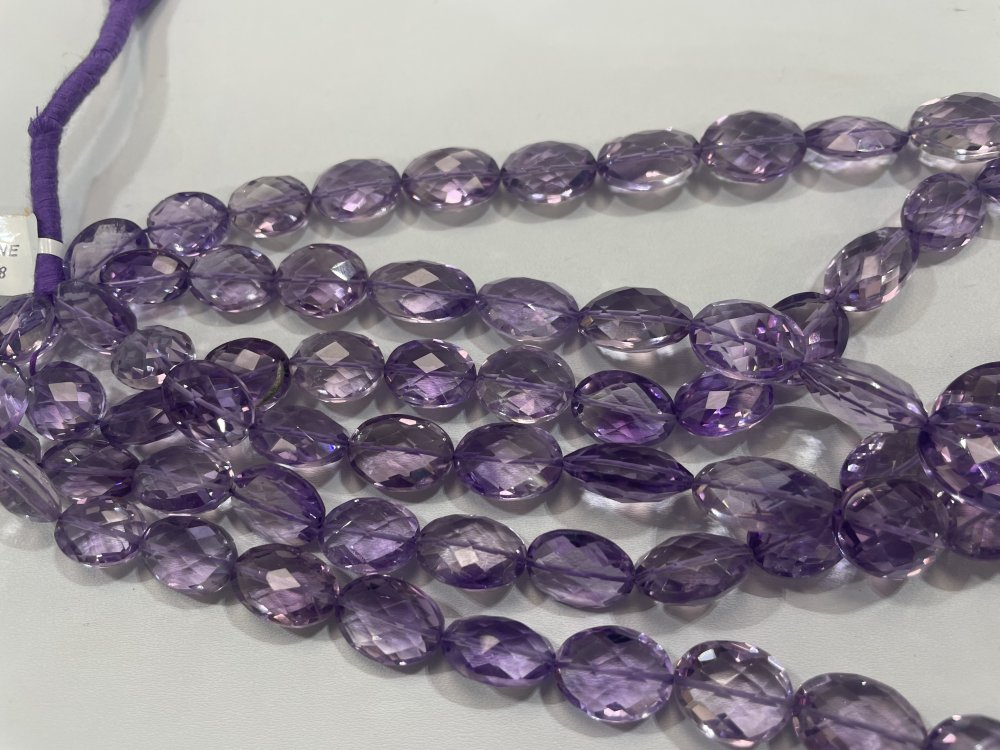 Purple Amethyst nuggets Faceted