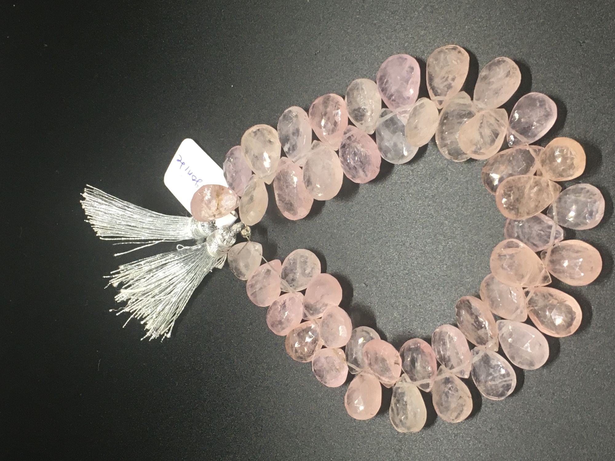 Morganite Pears Faceted