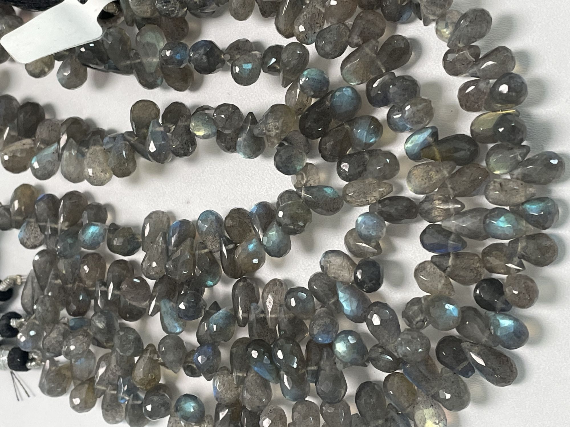 Labradorite Drop Faceted