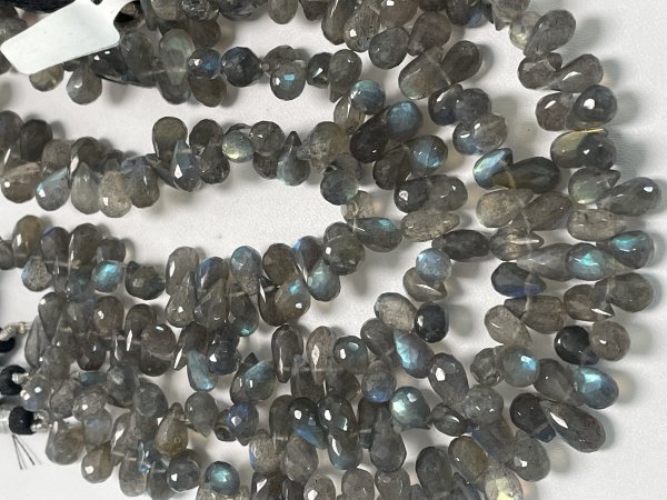 Labradorite Drop Faceted