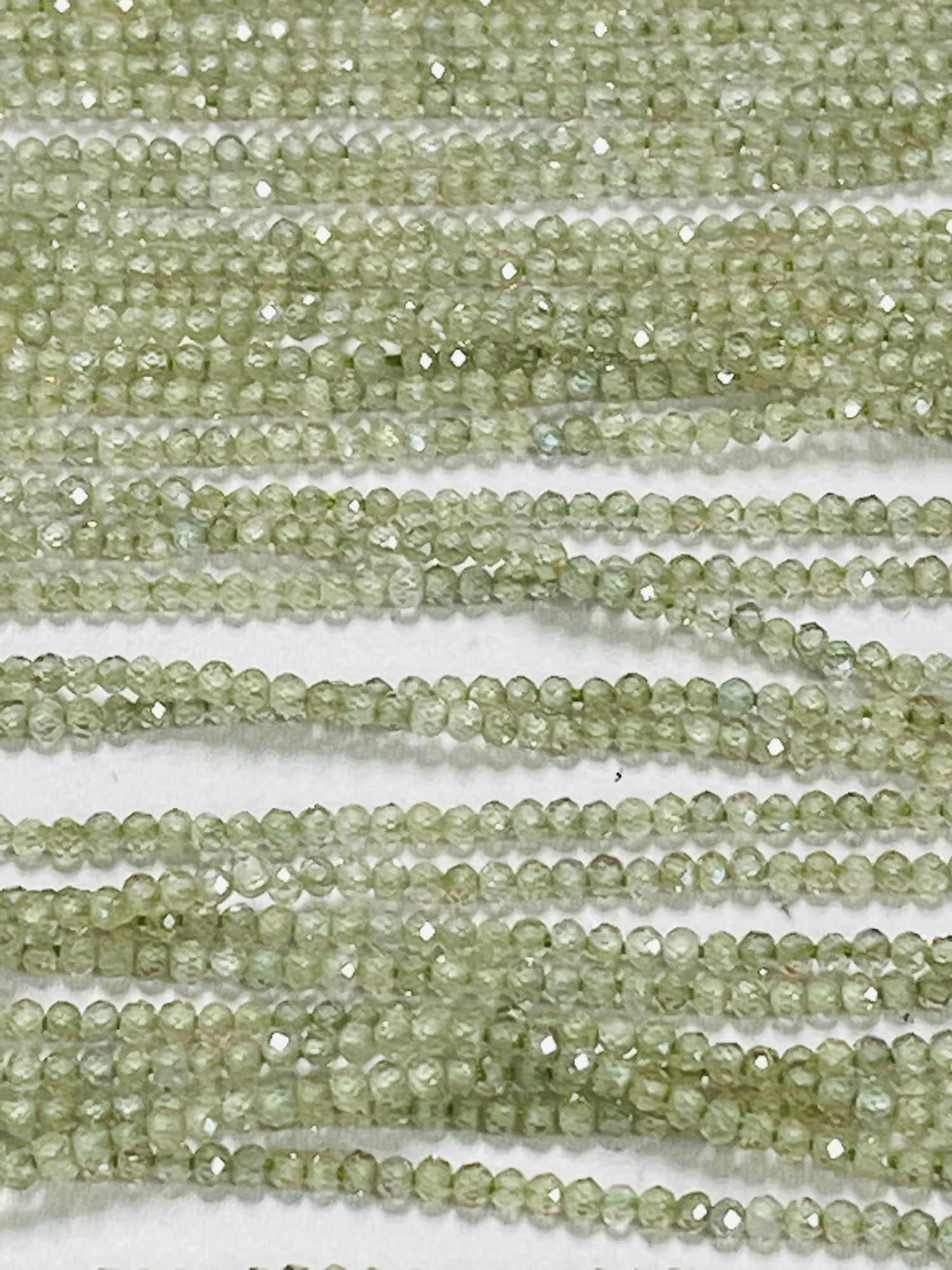 Natural Zircon Rondelle Faceted