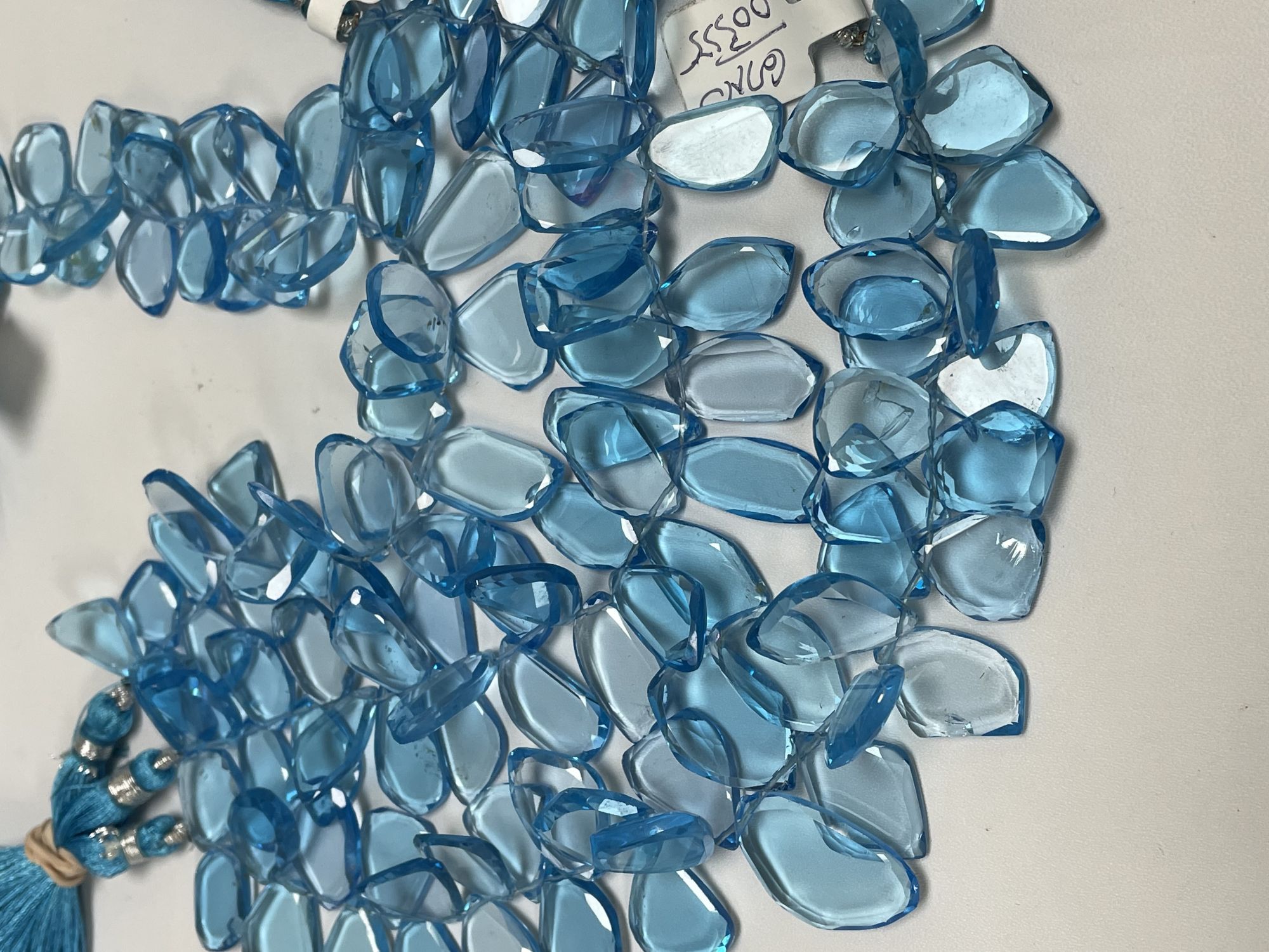 Swiss Blue Topaz Slice Smooth