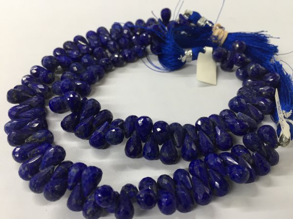 Lapis Drops Faceted