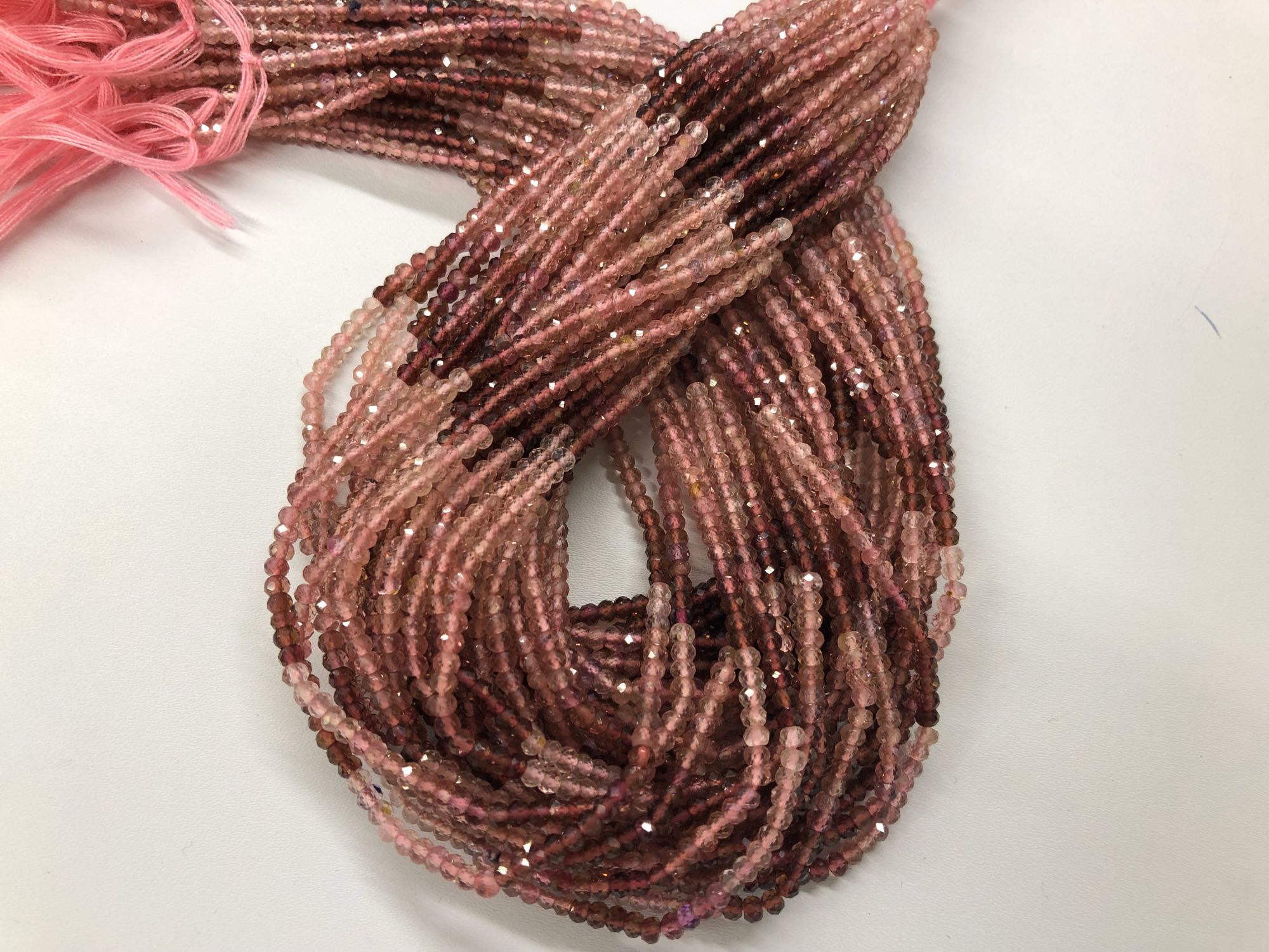 Natural Tourmaline Rondelles Faceted