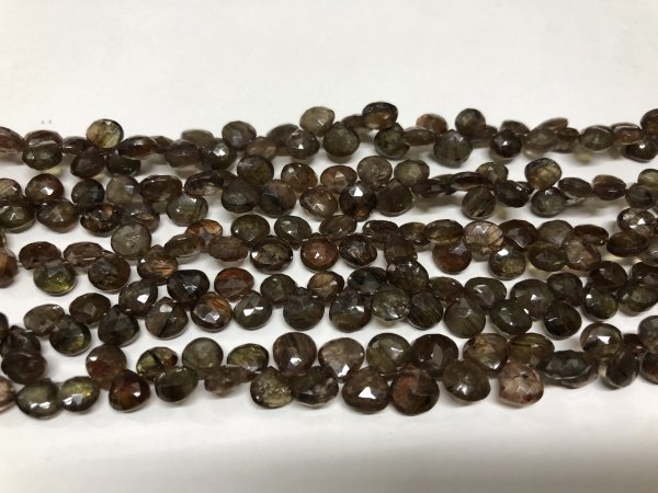 Andaulsite Hearts Faceted