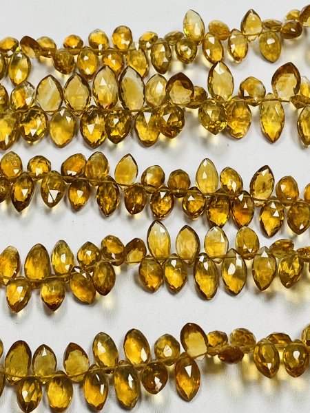Citrine Marquise Faceted