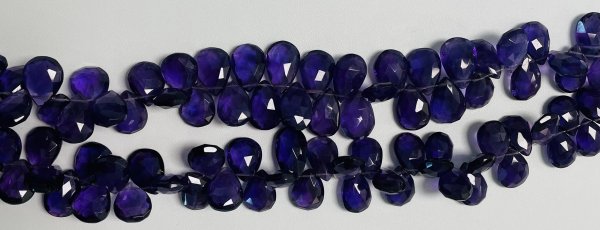 Purple Amethyst Pear Faceted