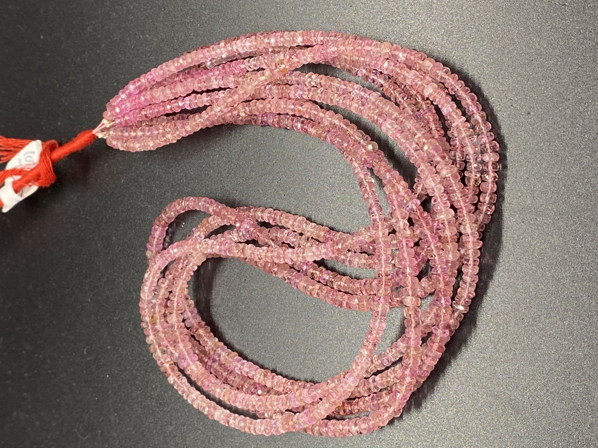 Natural Tourmaline Rondelles Faceted