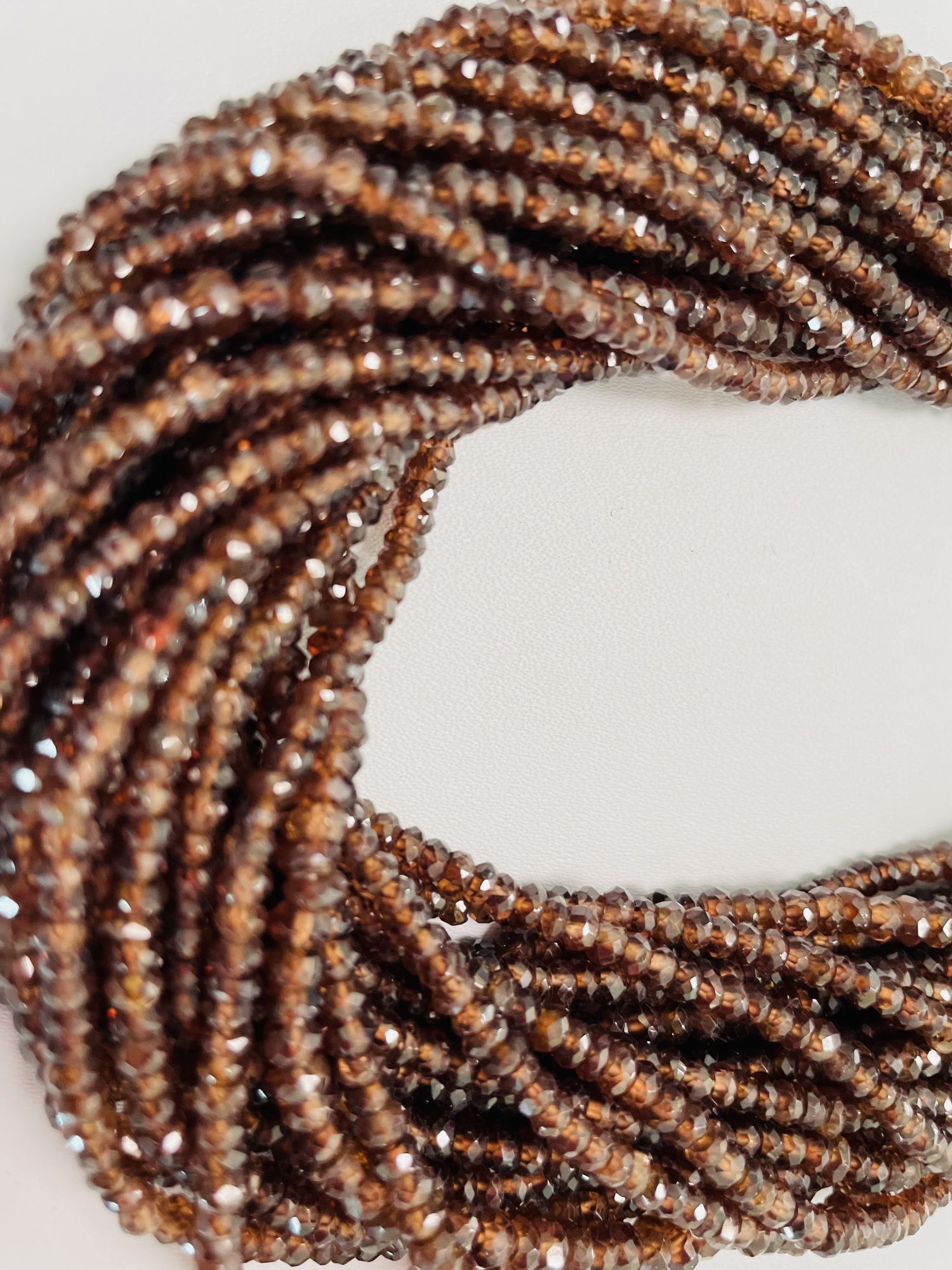 Zircon Rondelle Faceted