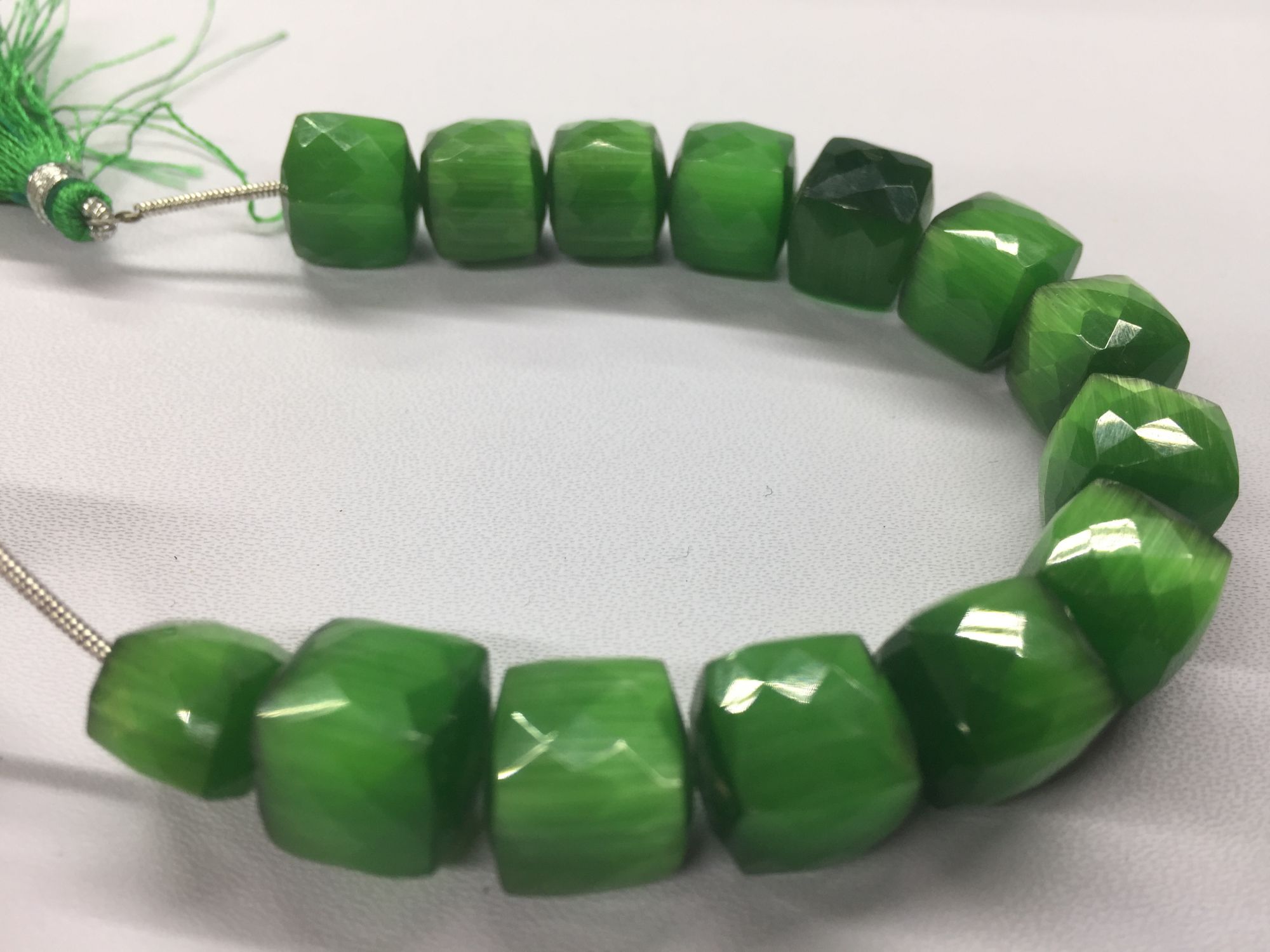 Hydro Quartz Cube Faceted