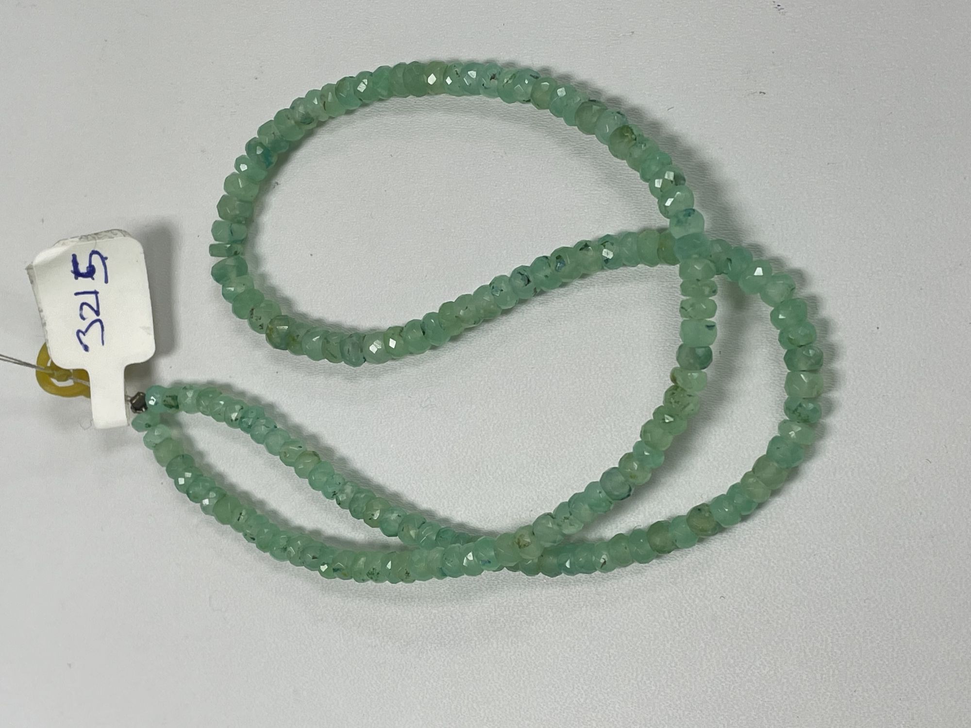 Chrysoprase Rondelle Faceted