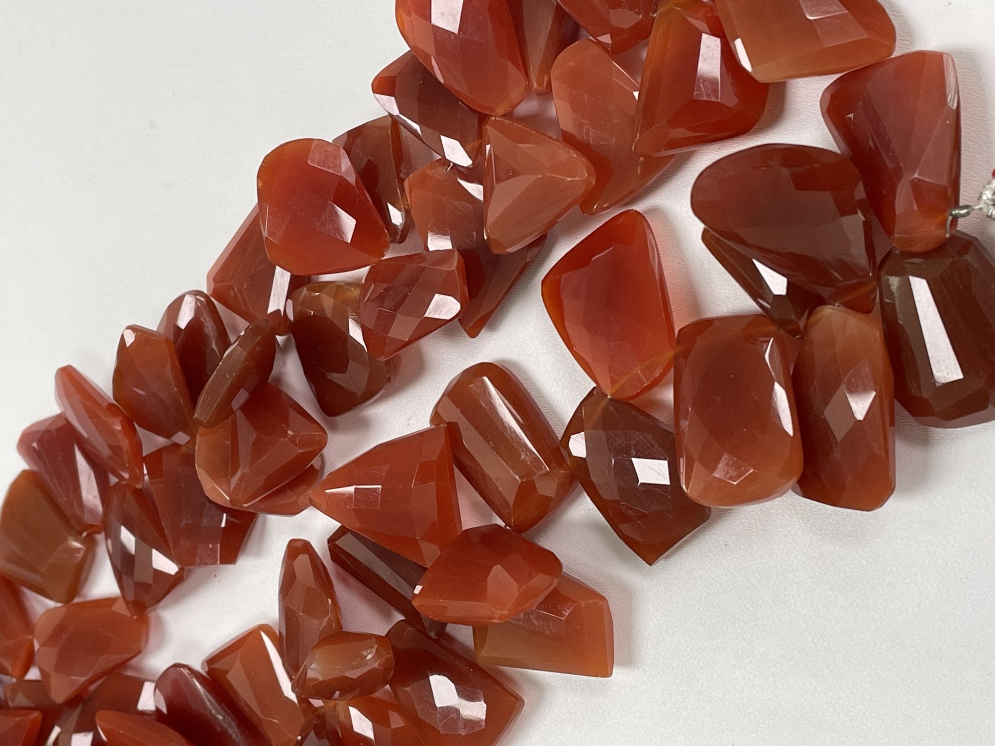 Brown Chalcedony Funky Cut Faceted