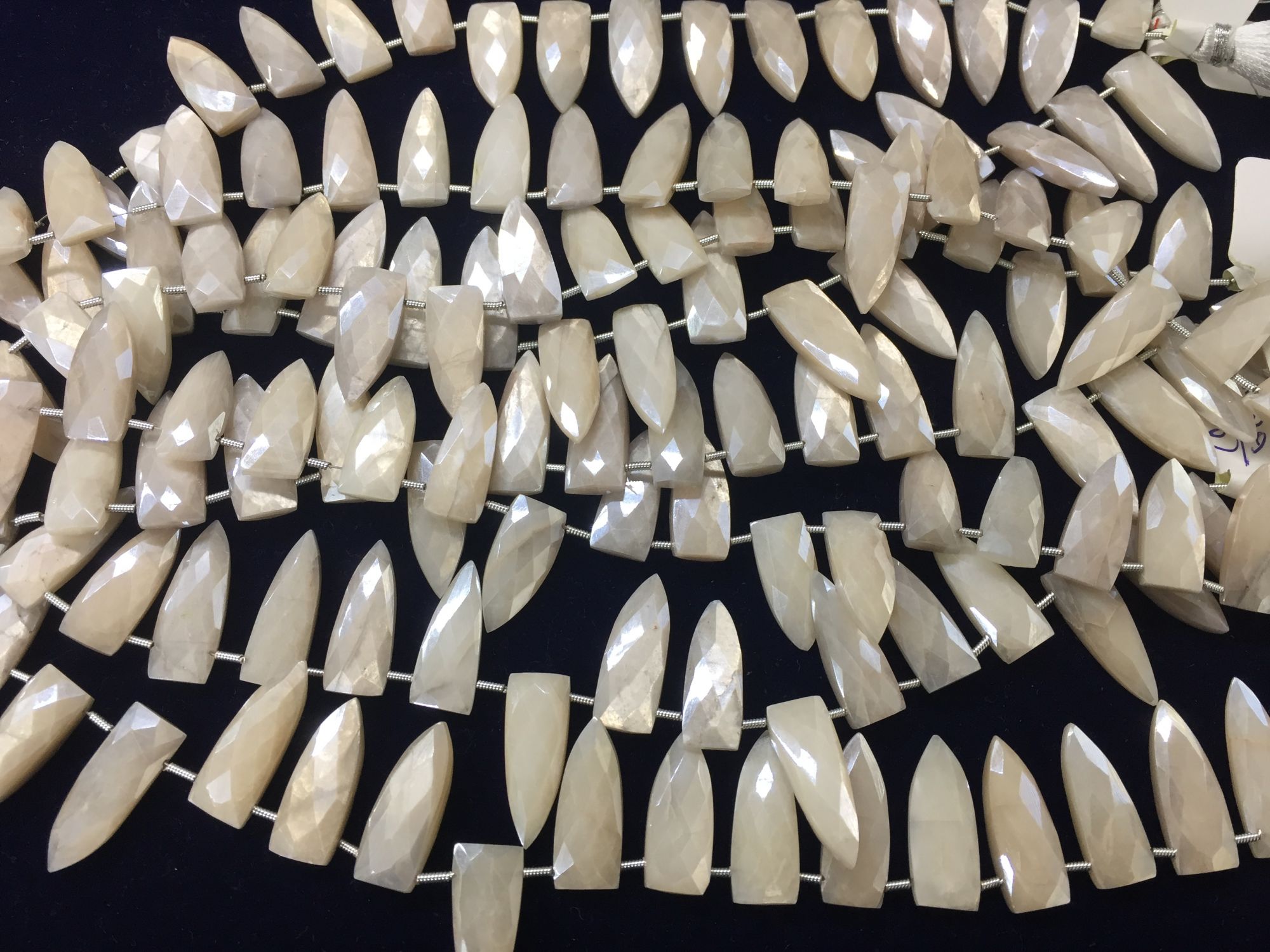 Mystic Moonstone Funky Cut Faceted