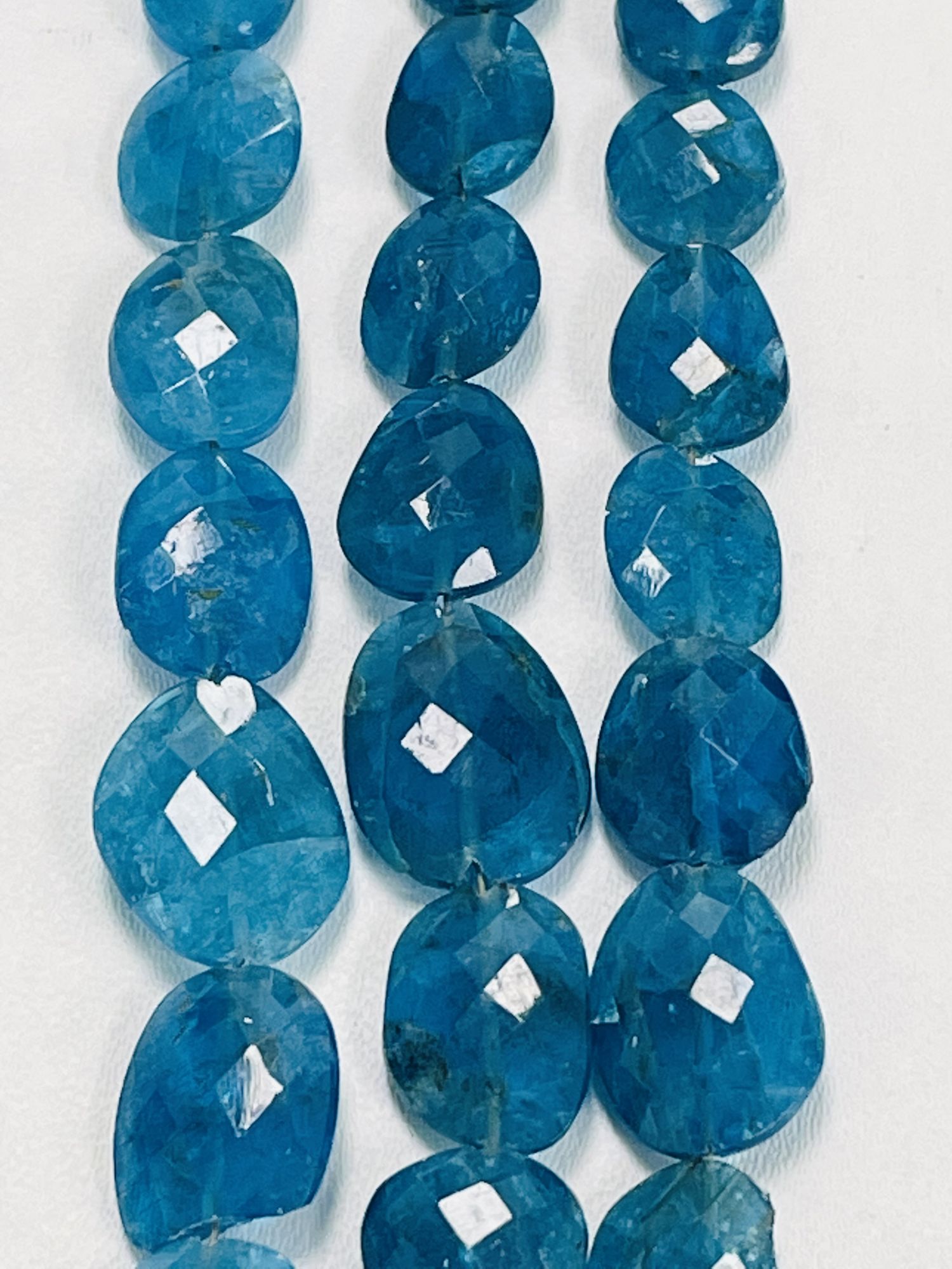 Apatite Nugget Faceted Graduated