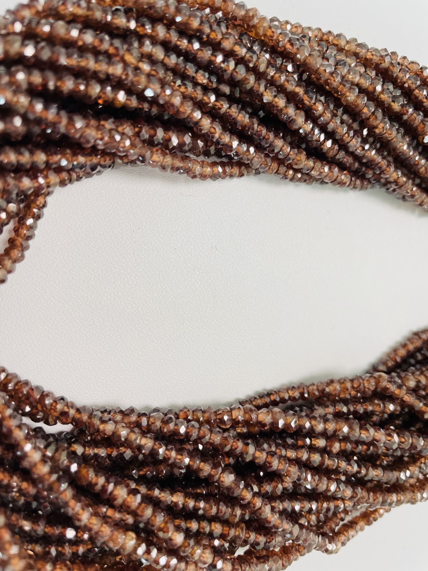 Zircon Rondelle Faceted