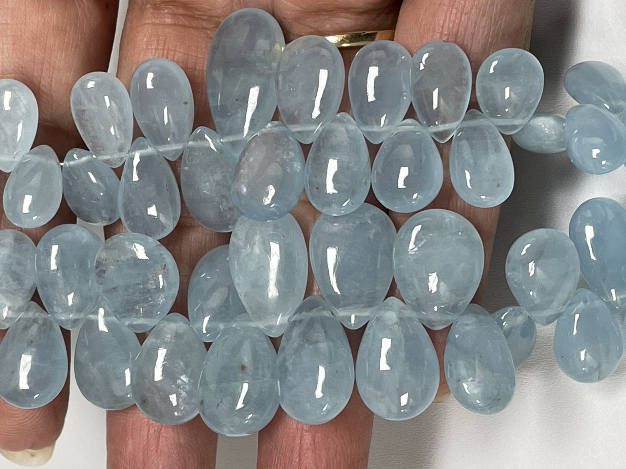 Aquamarine Pear Smooth