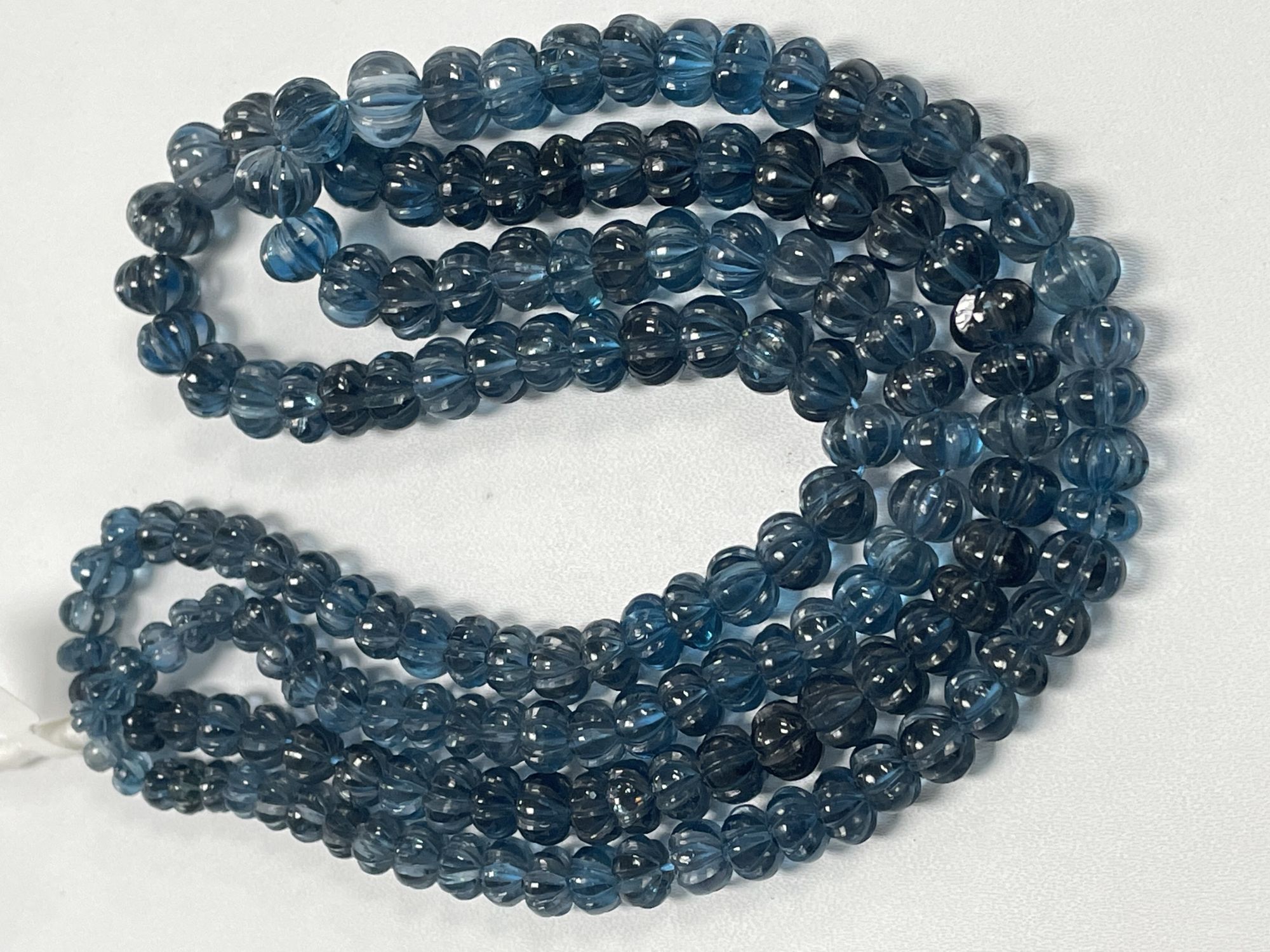 London Blue Topaz Pumpkin Faceted