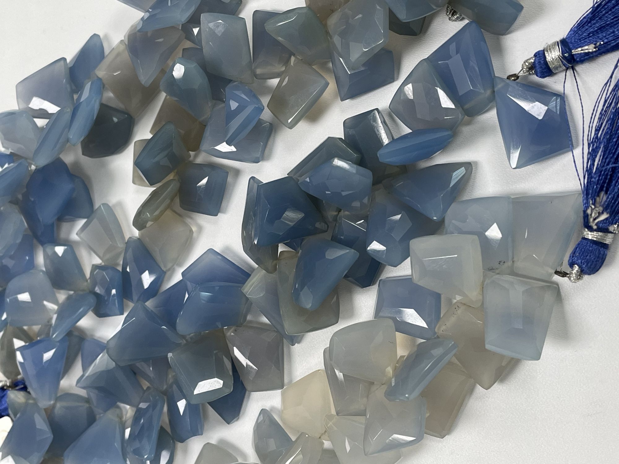 Chalcedony Funky Cut Faceted