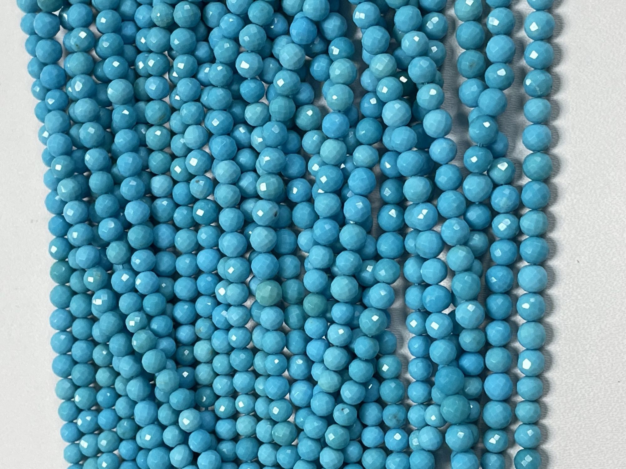 Turquoise Round Faceted