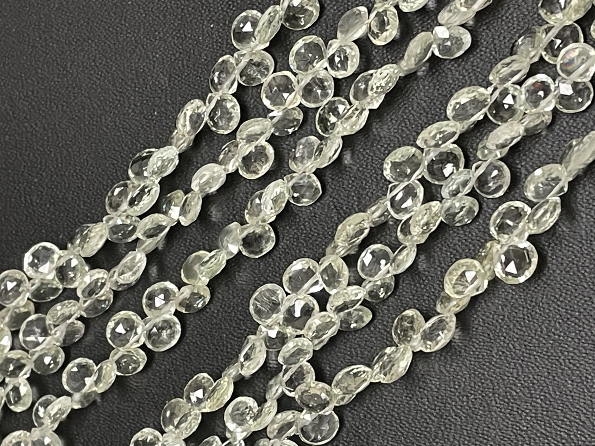 Green Aquamarine Heart Faceted