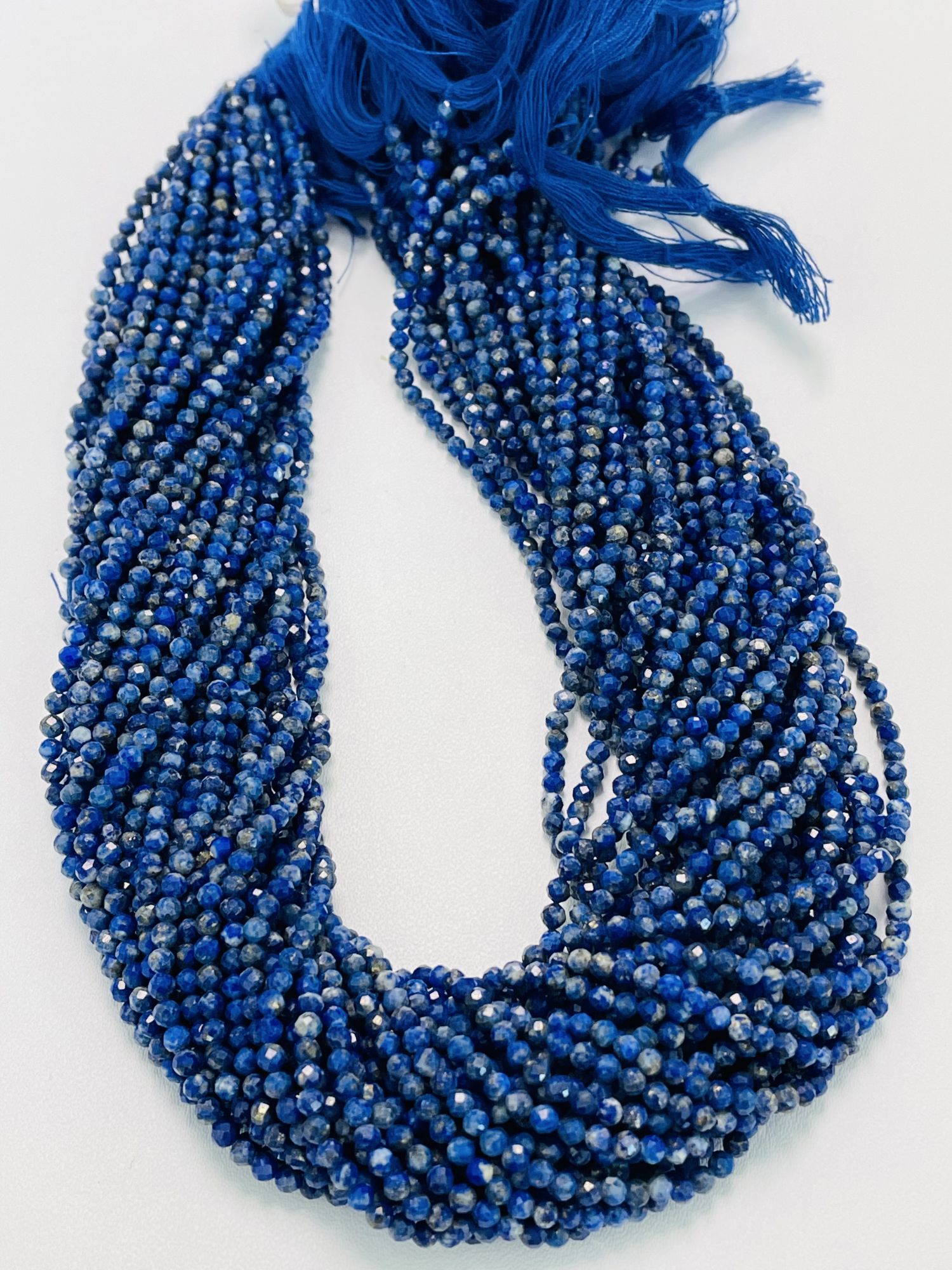 Lapis Lazuli Rondelle Faceted