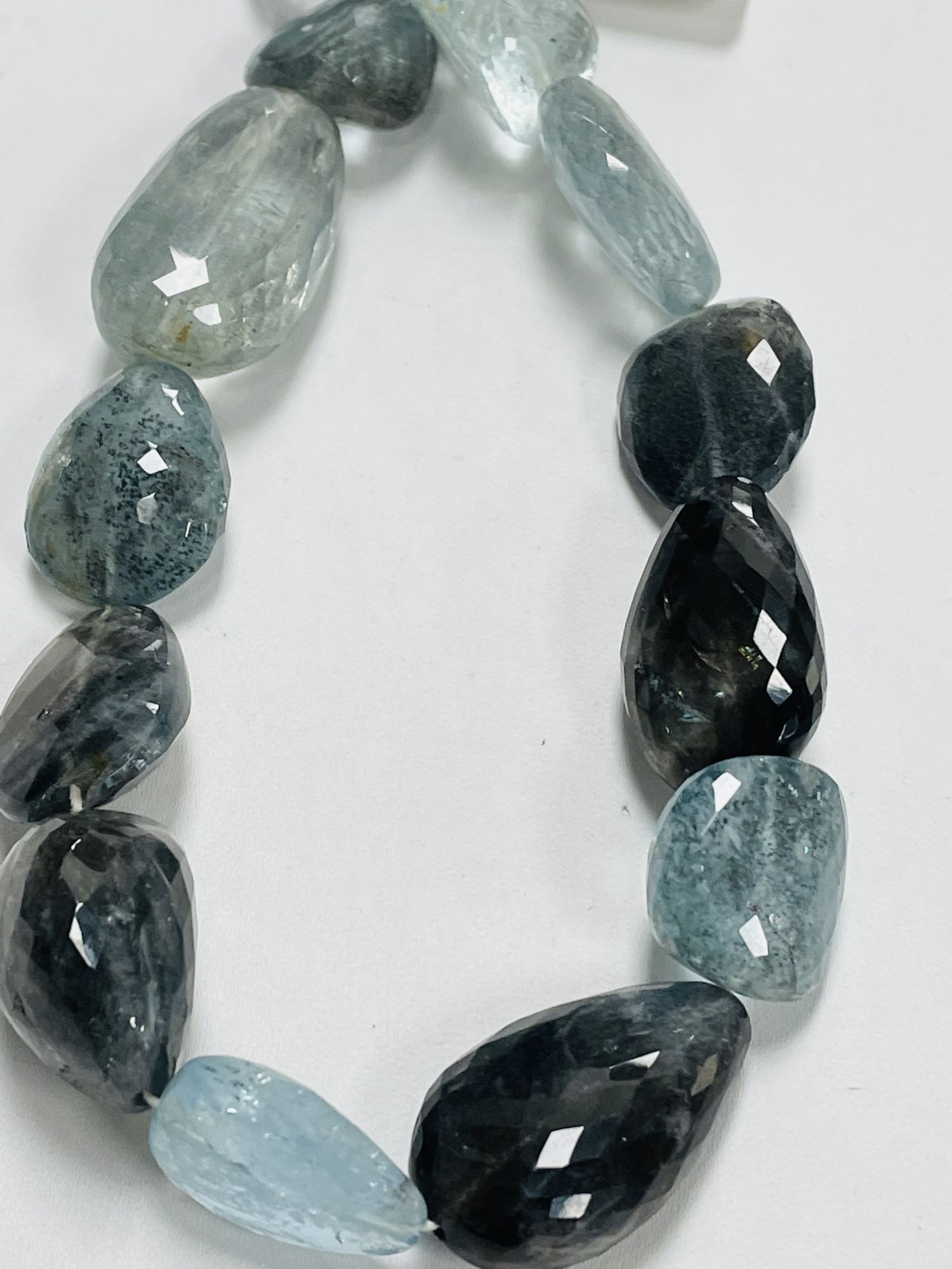 Copper Aquamarine Nugget Faceted