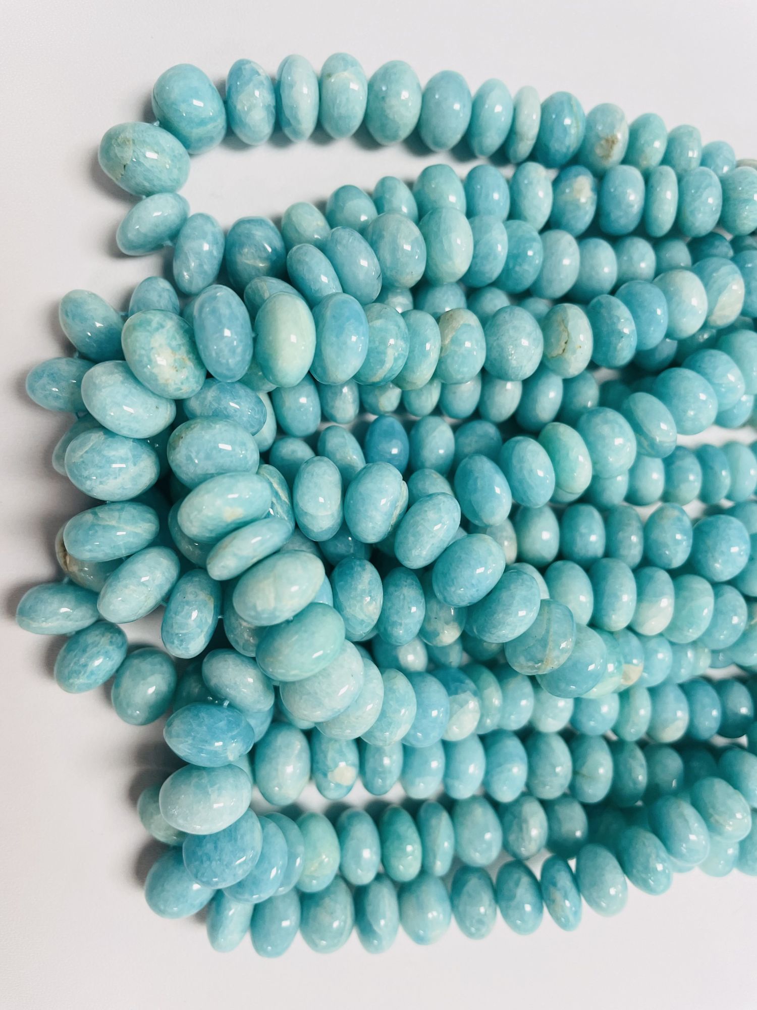 Amazonite Rondelle Smooth