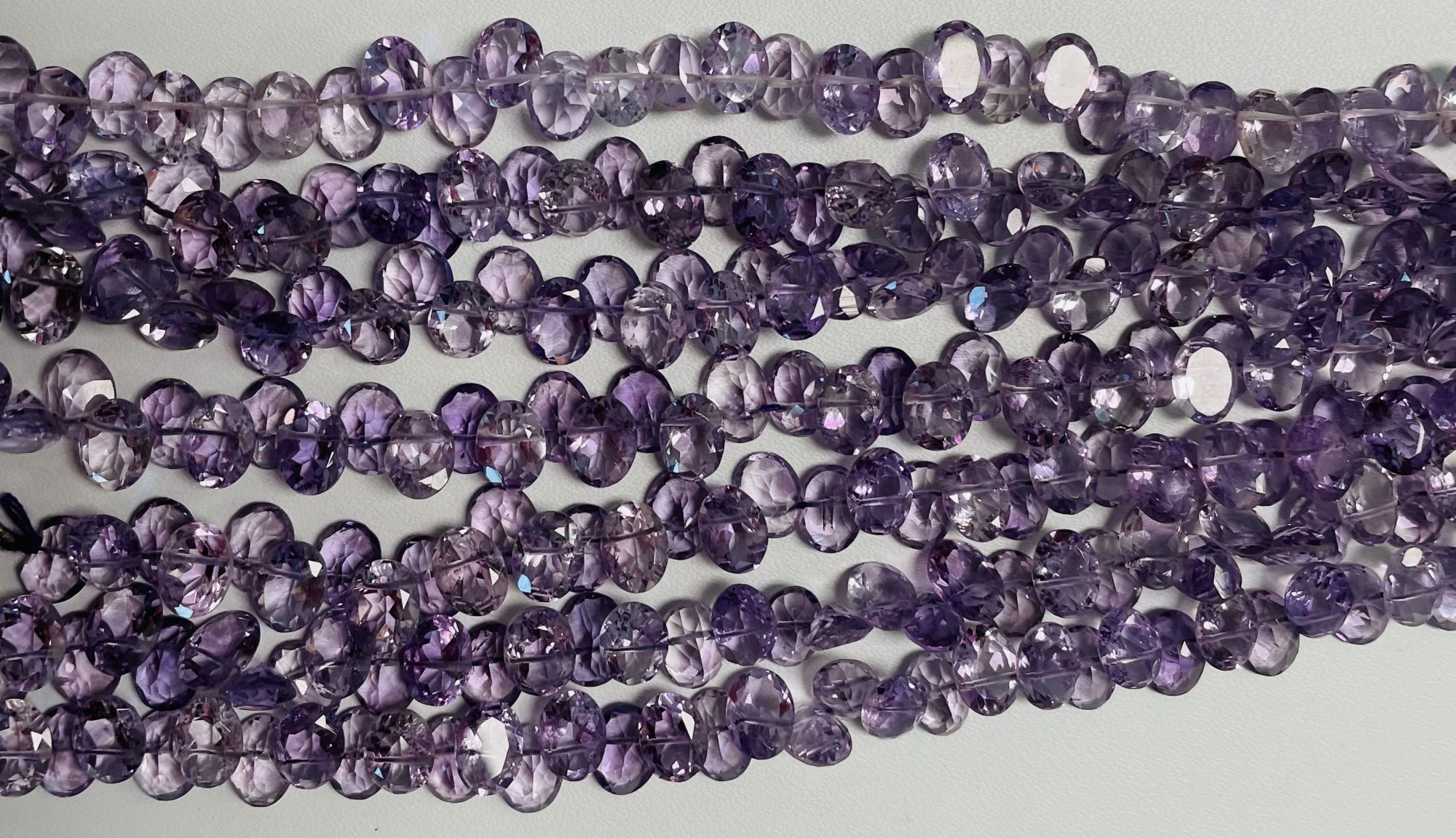 Purple Amethyst Oval Faceted