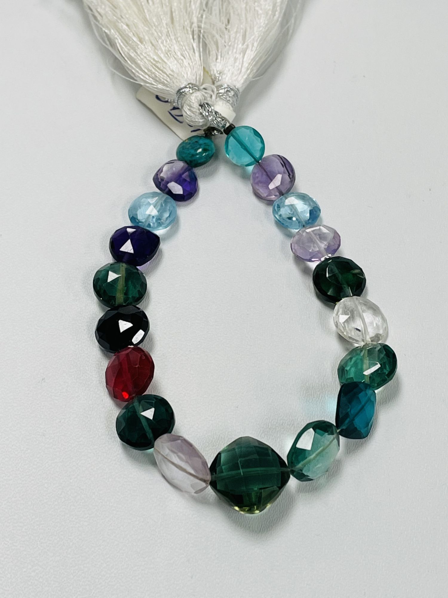 Multistone Coin Faceted