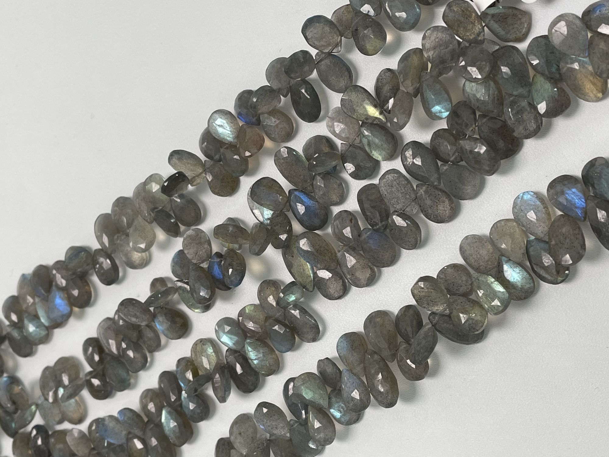 Labradorite Pear Faceted