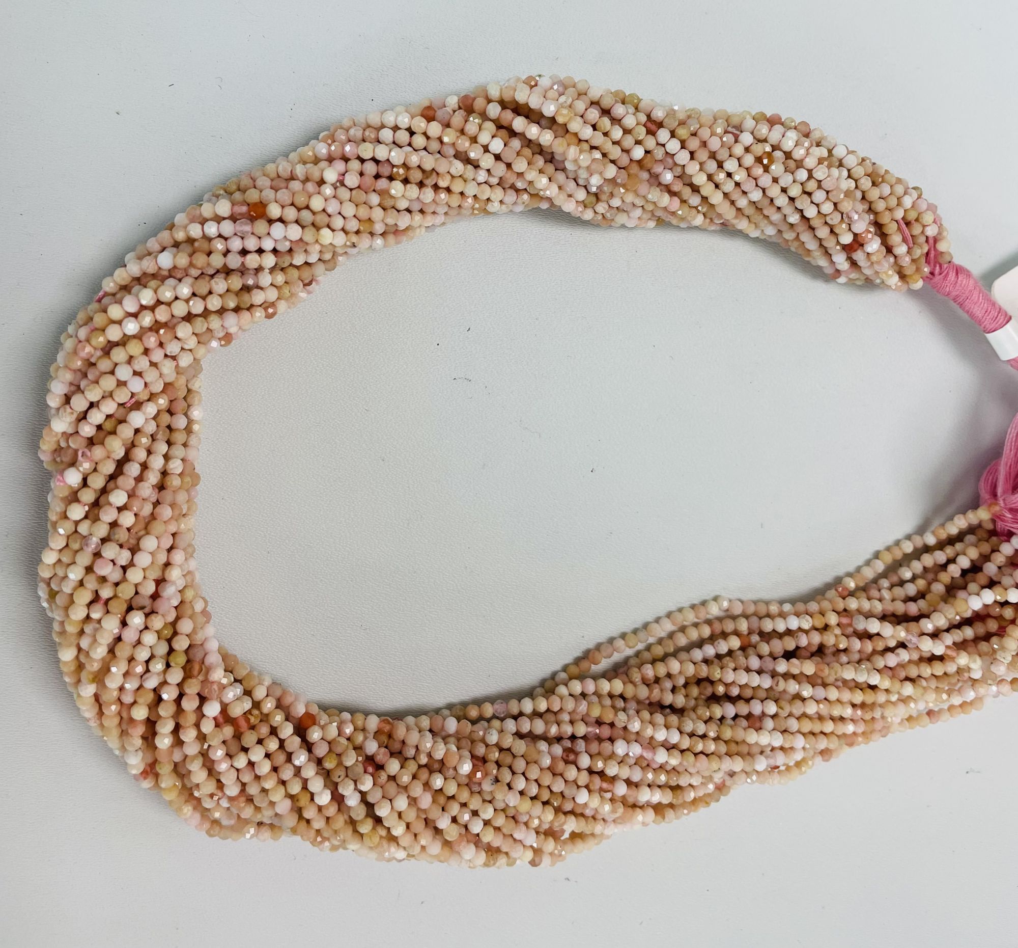 Shaded Opal Rondelle Faceted