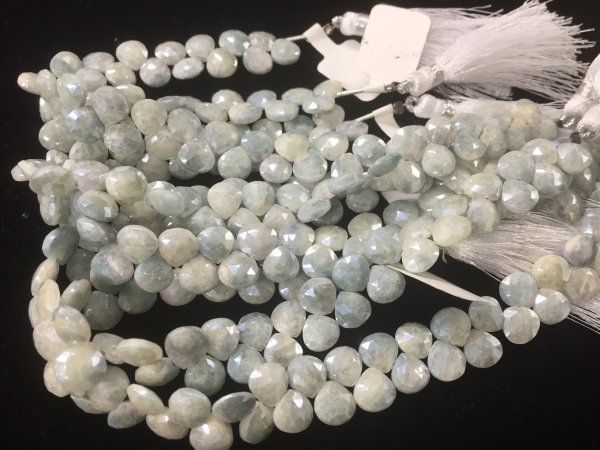 Silverite Hearts Faceted