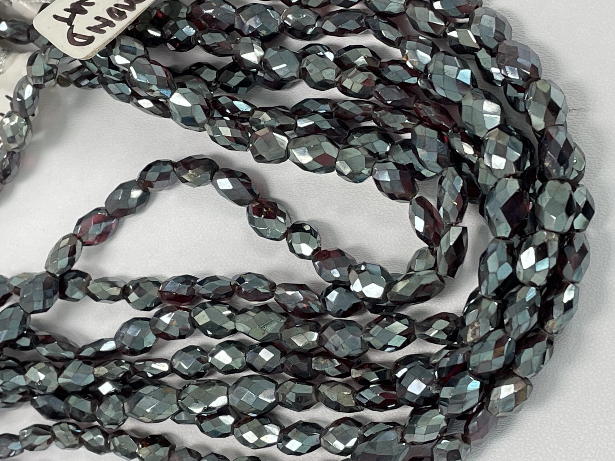 Mystic Red Garnet Oval Faceted