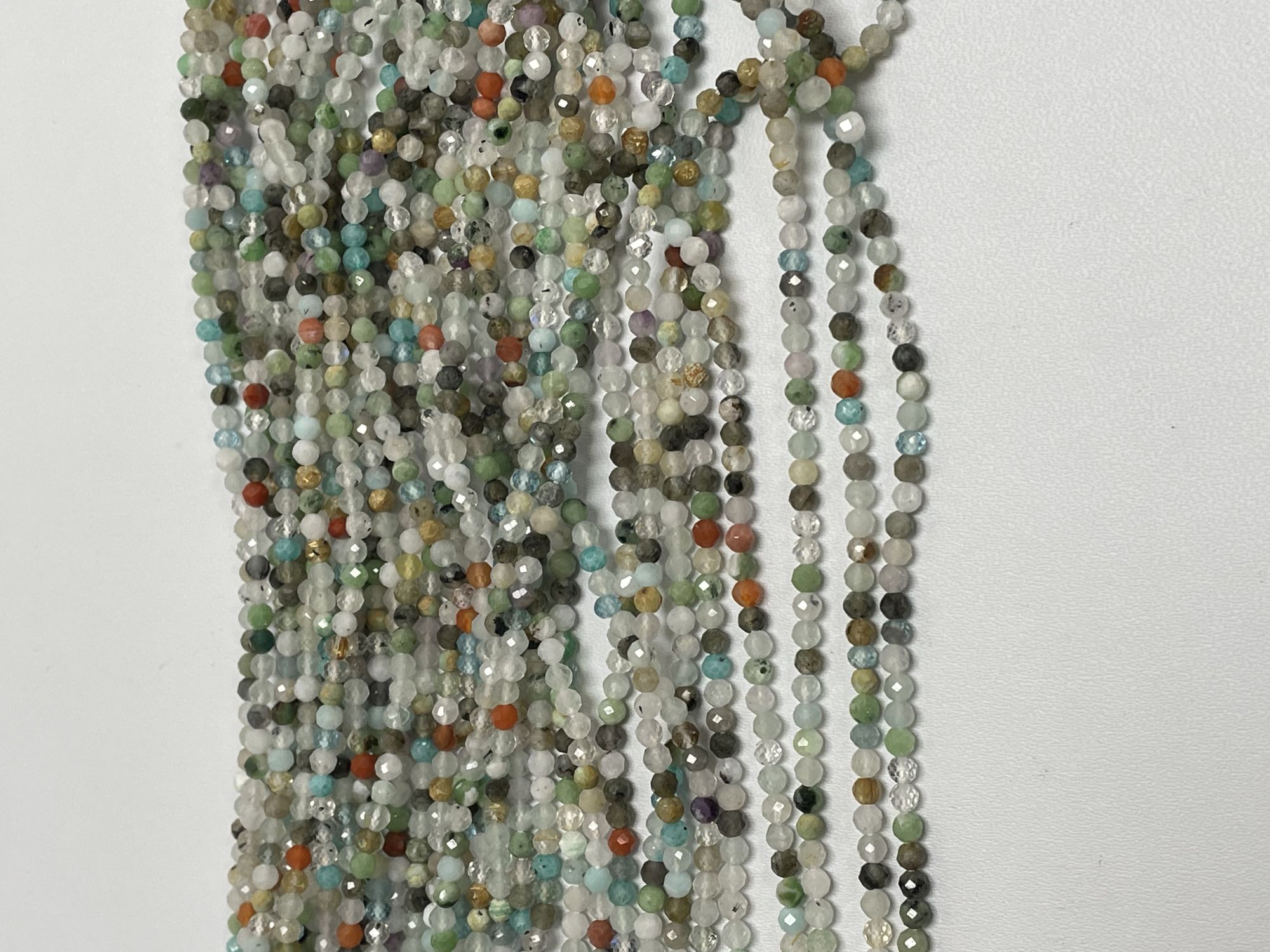 Multistone Rondelle Faceted
