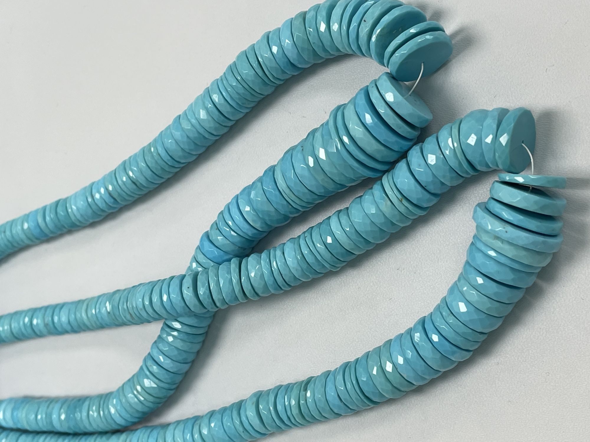 Turquoise Tire Faceted