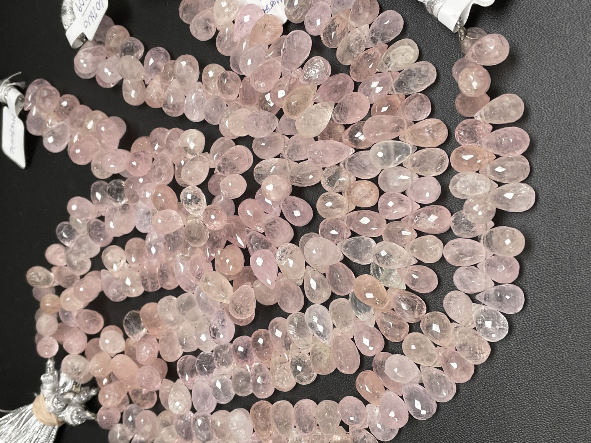 Morganite Drop Faceted