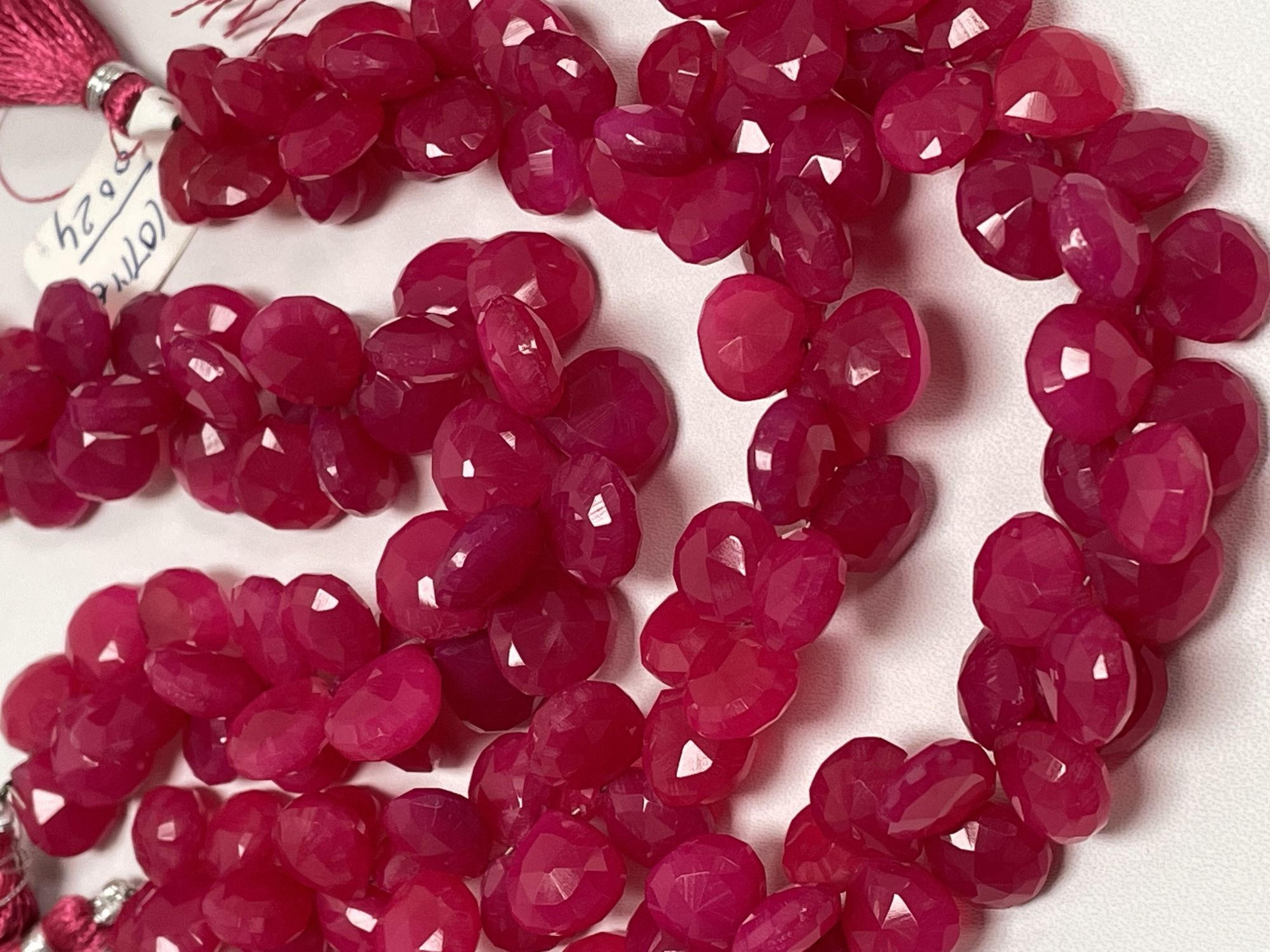 Chalcedony Heart Faceted