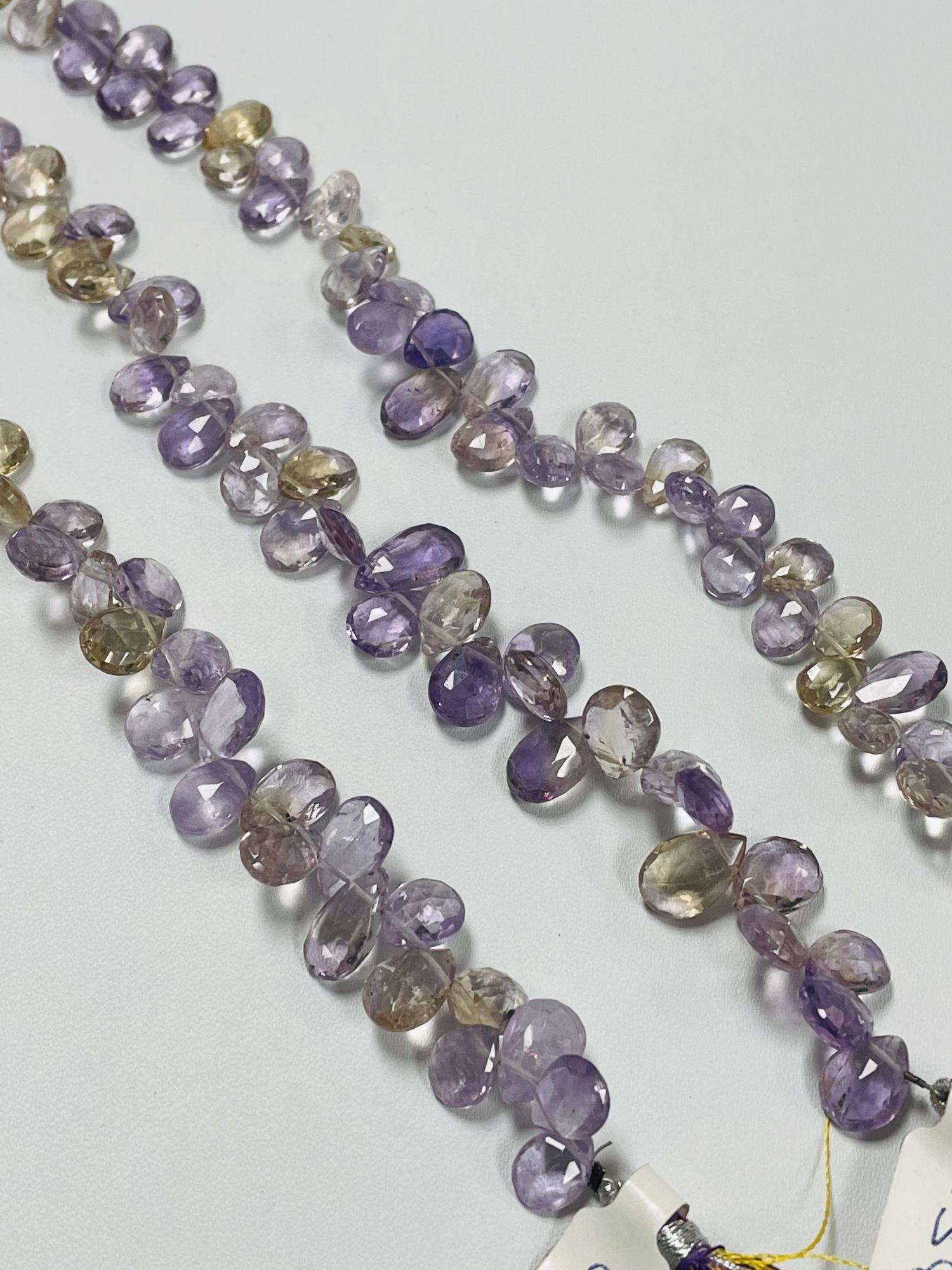Ametrine Pear Faceted