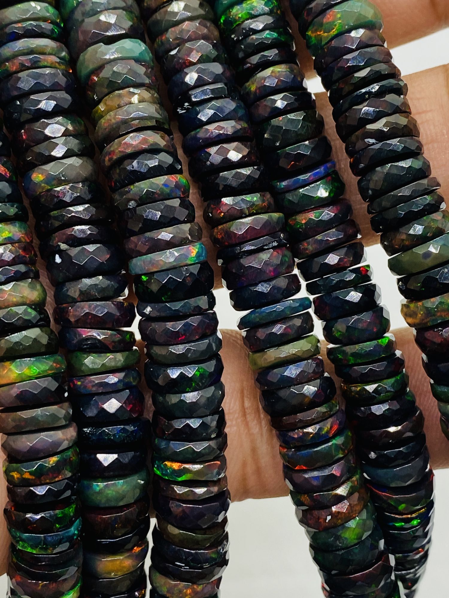 Ethiopian Opal Tires Faceted
