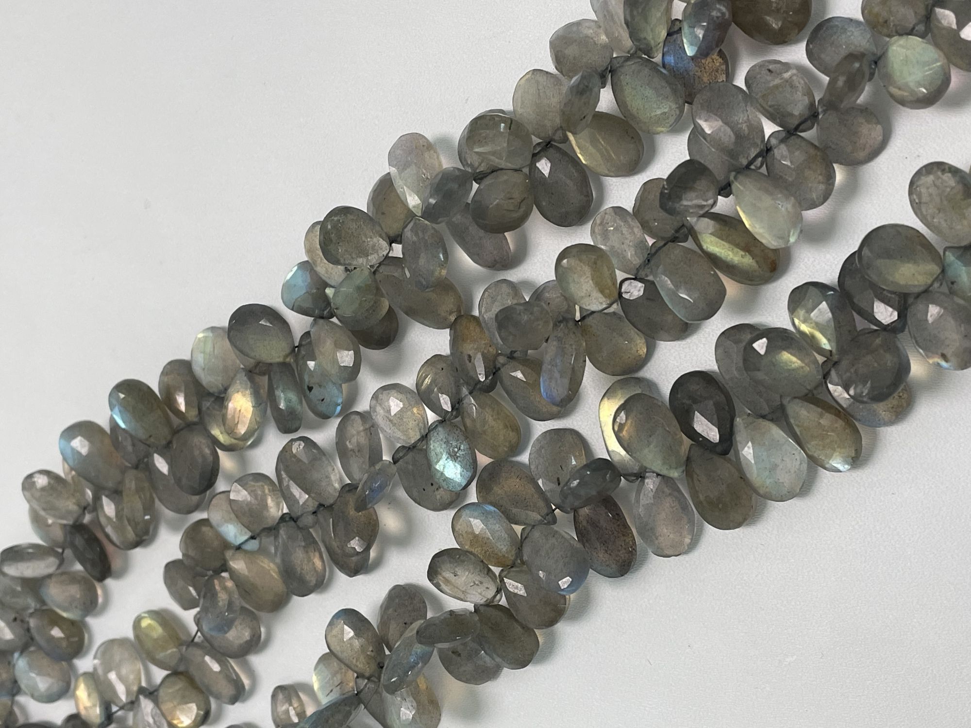 Labradorite Pear Faceted