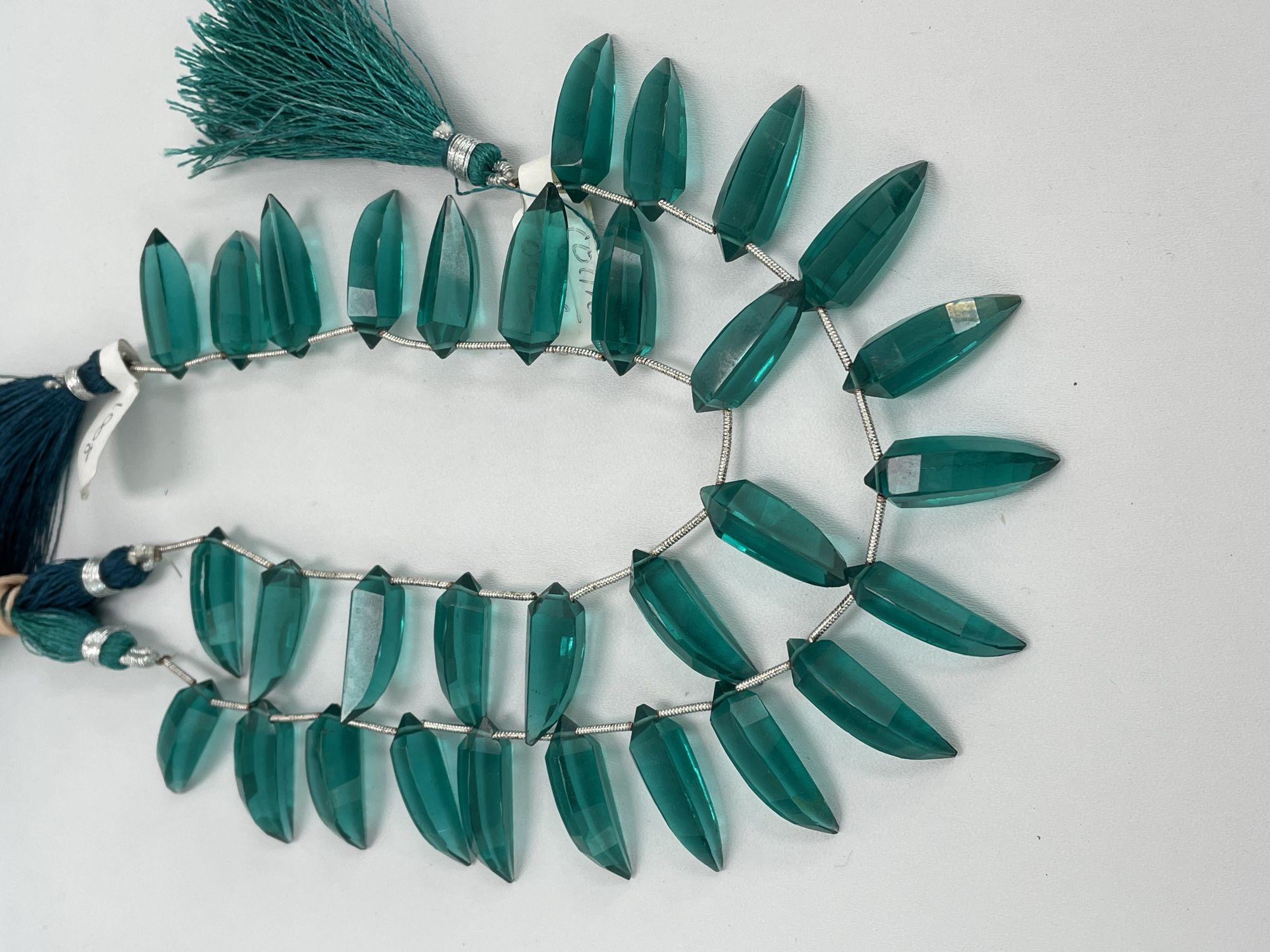 Neon Hydro Quartz Okra Faceted