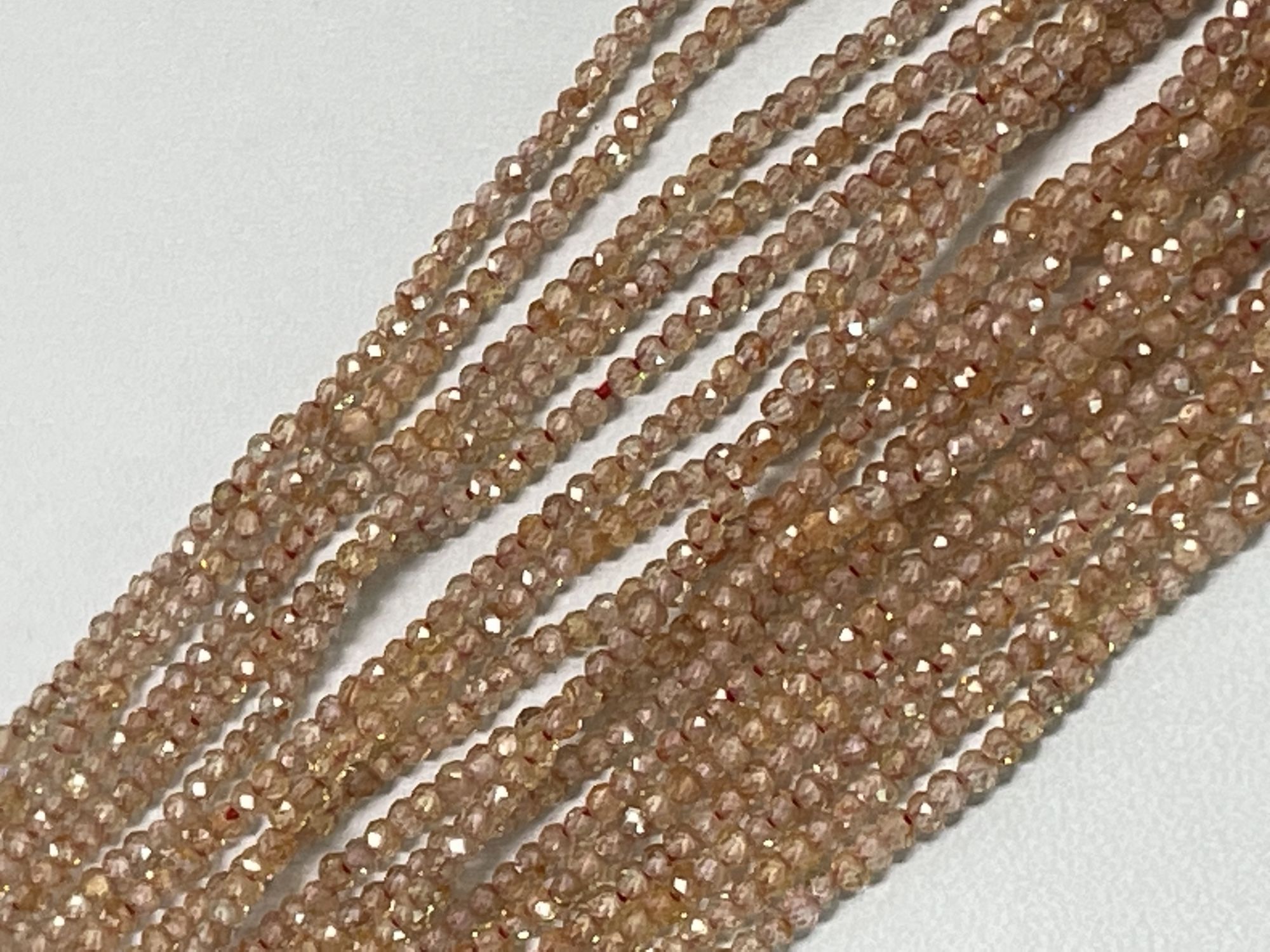 Natural Zircon Rondelle Faceted