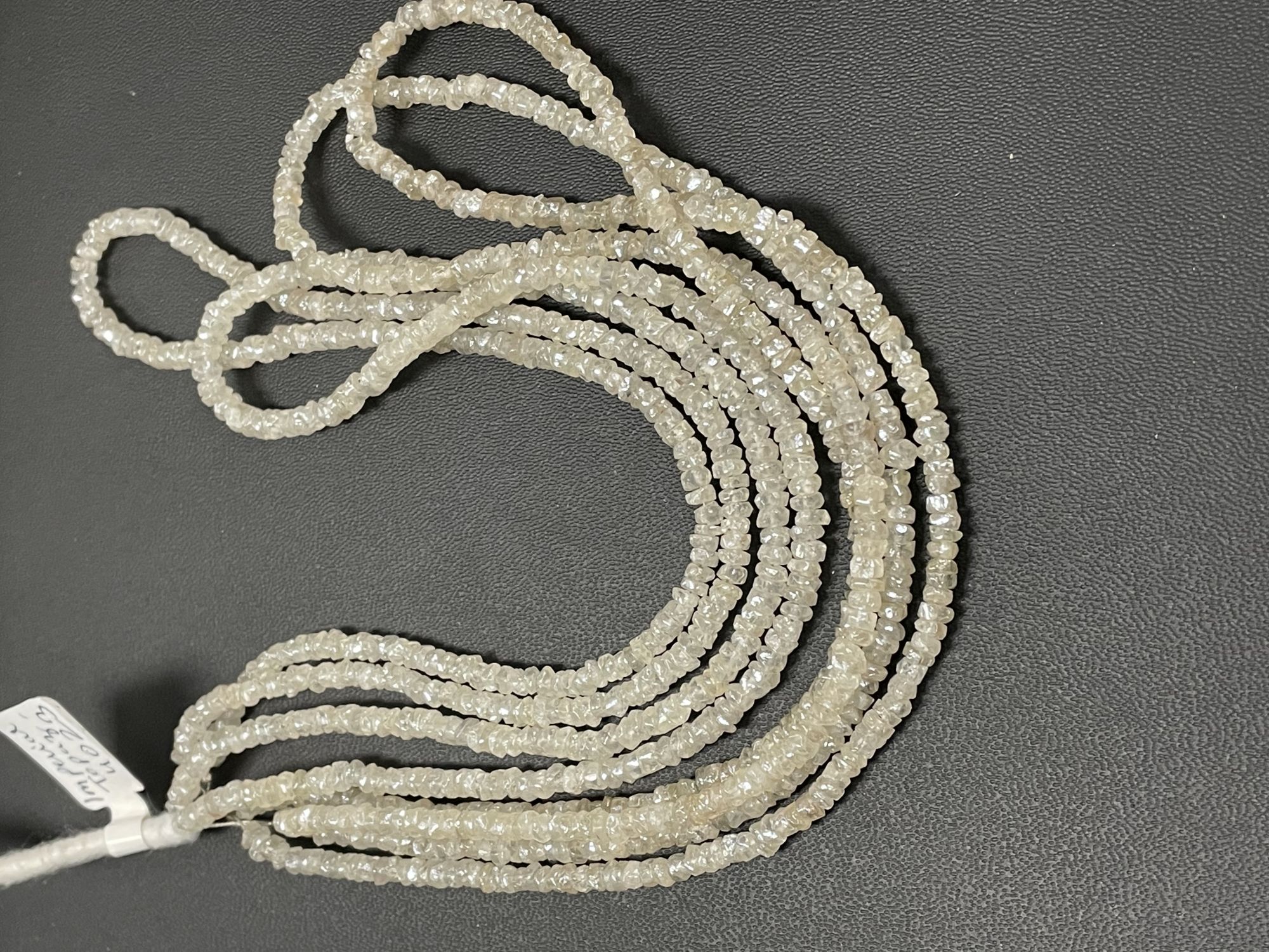 Zircon Rondelle Organic Cut Faceted