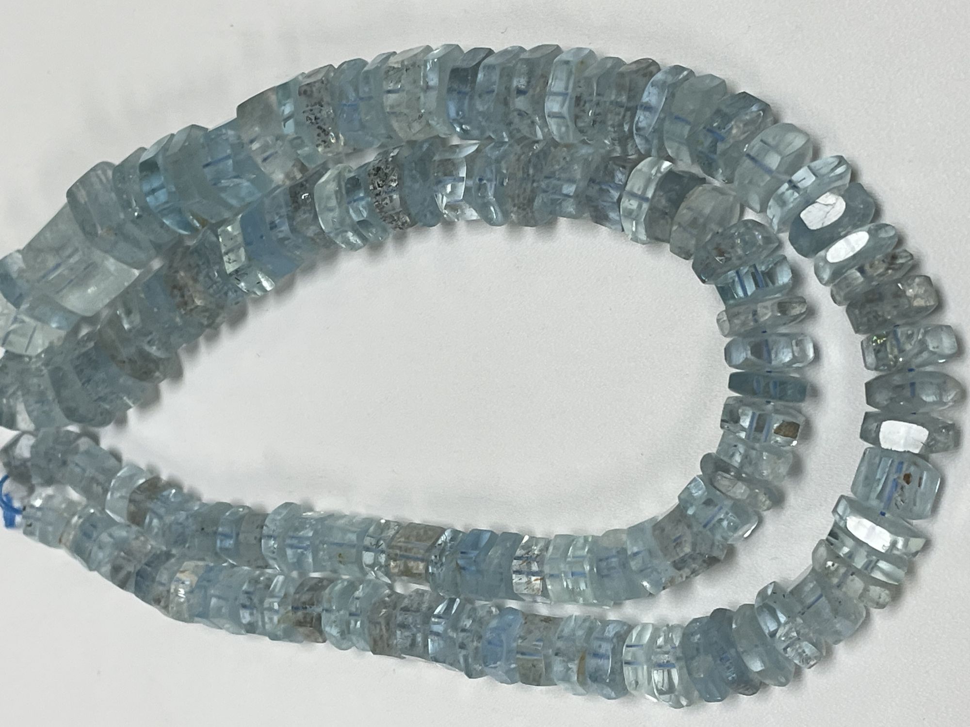 Copper Aquamarine Bolt Faceted