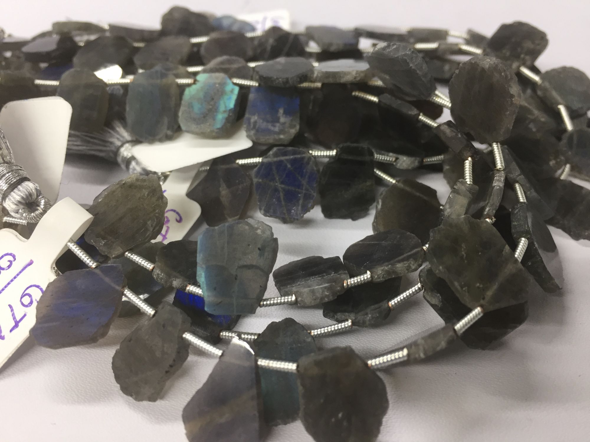 Labradorite Slices Faceted