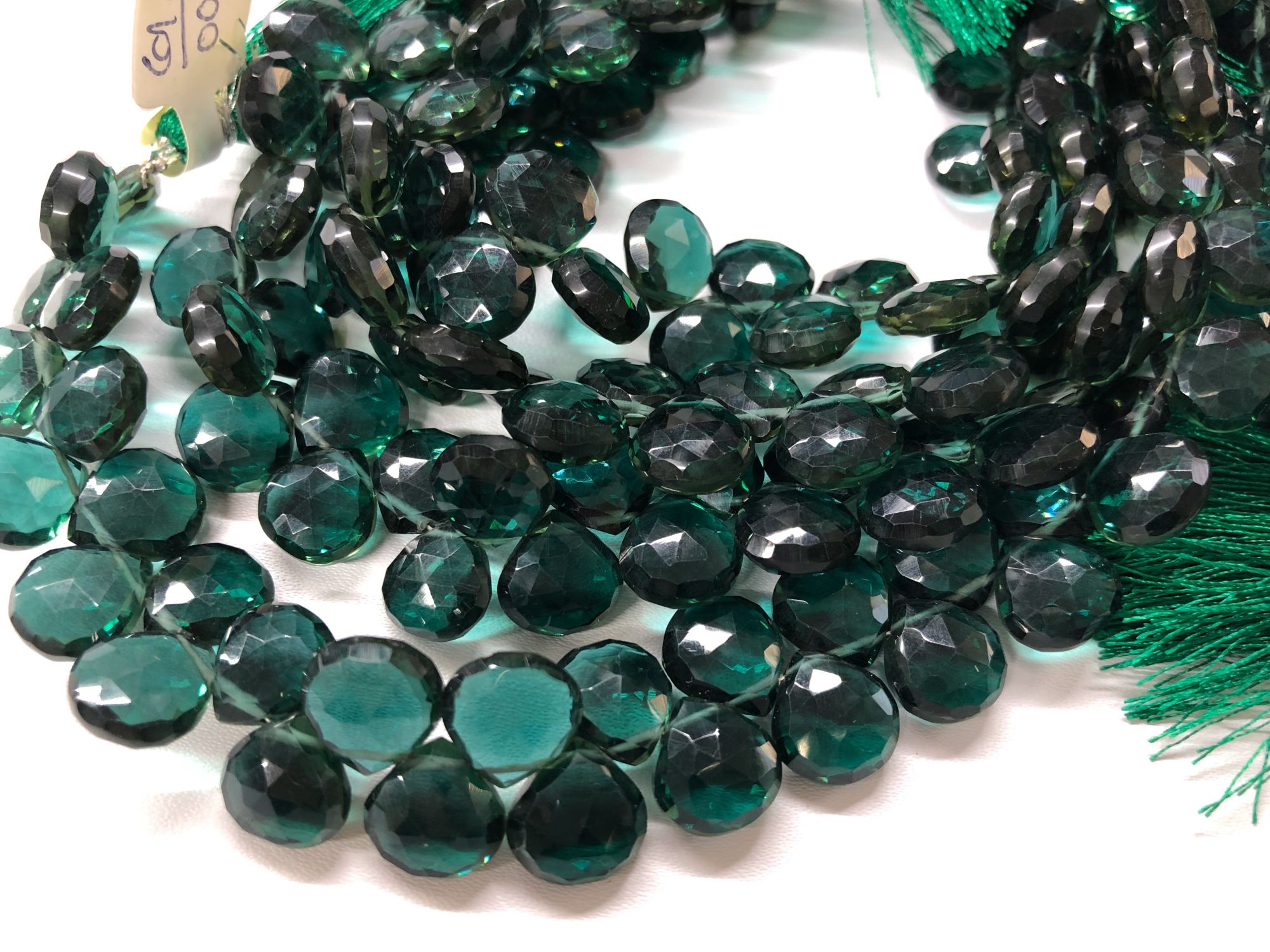 Forest Green Hydro Quartz HEART