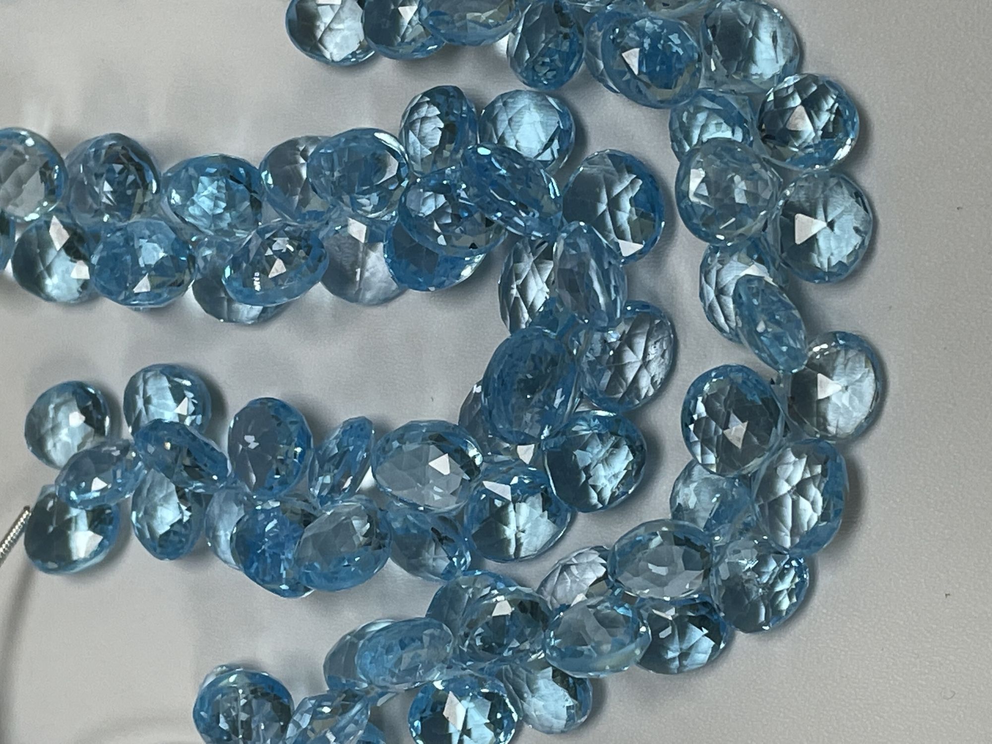Sky Blue Topaz Heart Faceted
